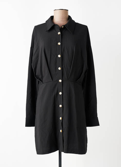 Rochie scurtă mâneci lungi mâneci lungi negru LAURE + MAX femme
