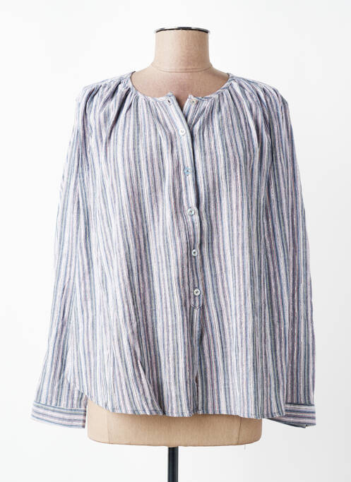 Cămașă țesătură crep mâneci lungi gri ORFEO femme