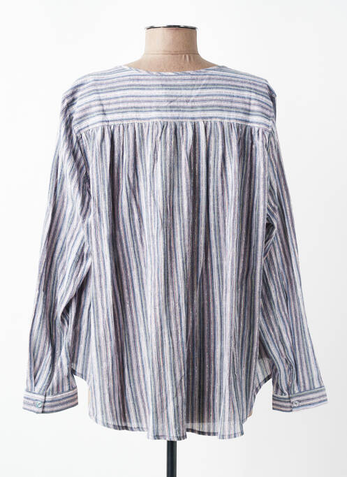 Cămașă țesătură crep mâneci lungi gri ORFEO femme