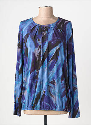 Tricou mâneci lungi mâneci lungi albastru SIGNATURE femeie