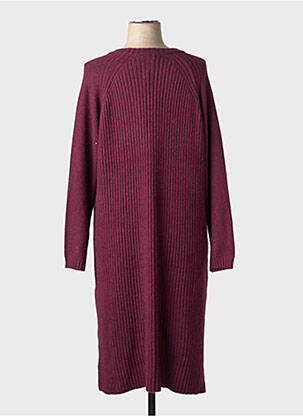 Rochie pulover croială dreaptă mâneci lungi violet CISO femeie