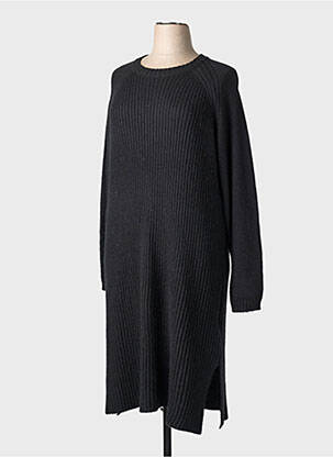Rochie pulover croială dreaptă mâneci lungi negru CISO femme