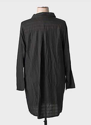 Rochie midi mâneci lungi mâneci lungi negru CISO femeie