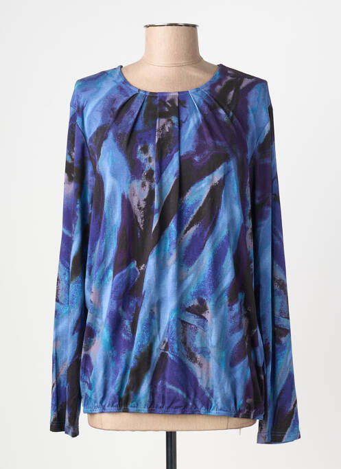 Tricou mâneci lungi mâneci lungi albastru SIGNATURE femme