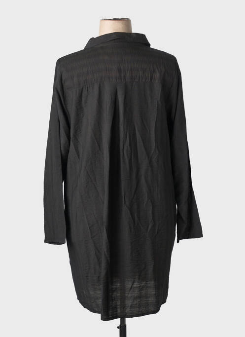 Rochie midi mâneci lungi mâneci lungi negru CISO femme