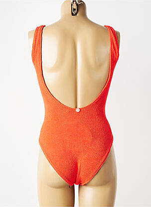 Costum de baie dintr-o singură piesă elasticitate portocaliu SORBET ISLAND femeie
