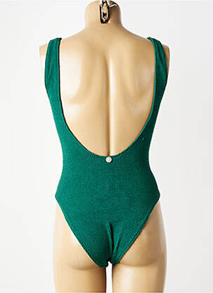 Costum de baie dintr-o singură piesă elasticitate verde SORBET ISLAND femeie