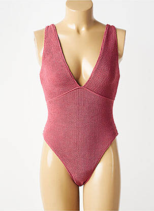 Costum de baie dintr-o singură piesă elasticitate roz SORBET ISLAND femeie