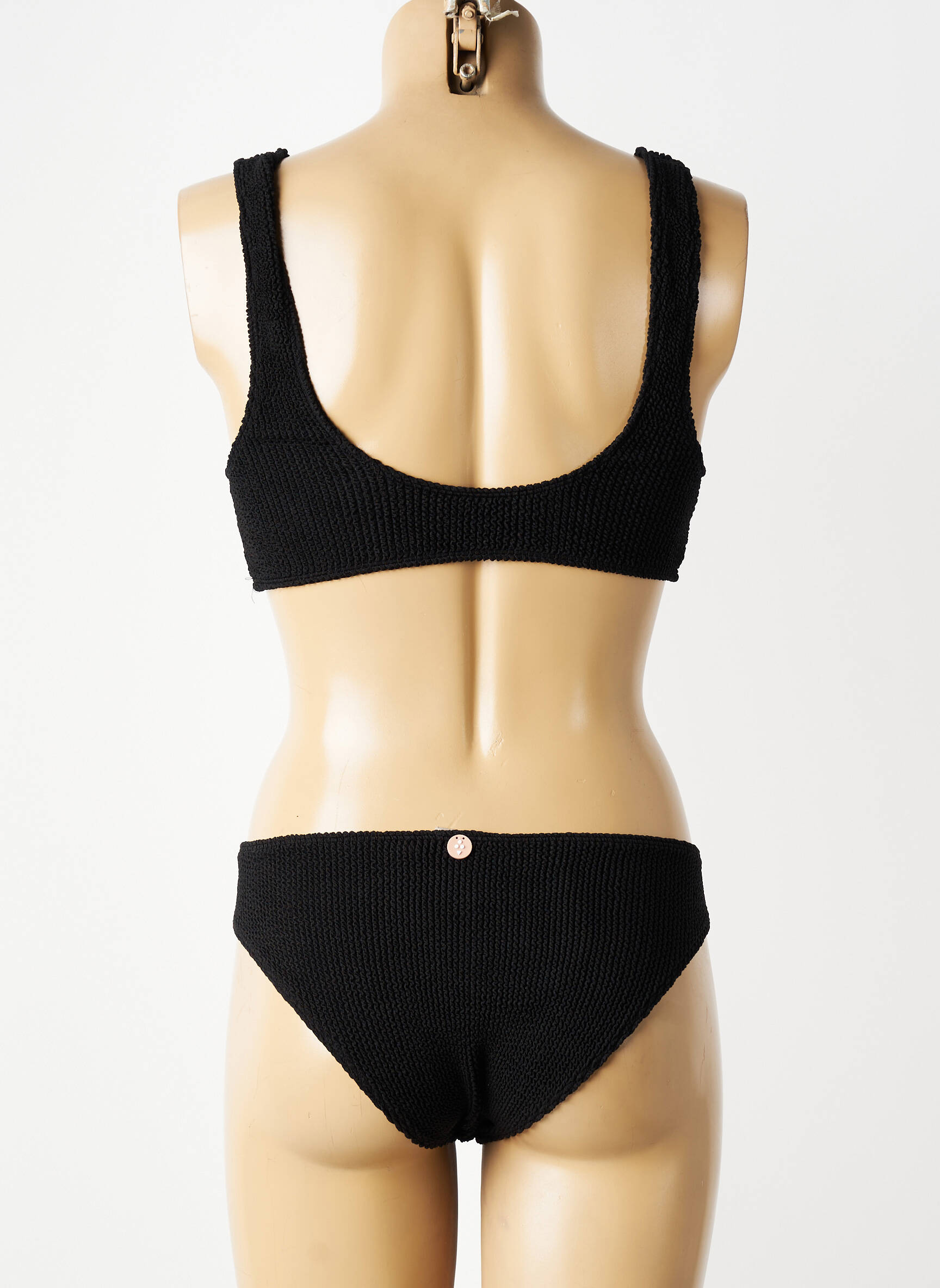 Costum de baie din două piese elasticitate negru SORBET ISLAND femeie