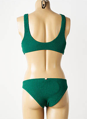 Costum de baie din două piese elasticitate verde SORBET ISLAND femeie