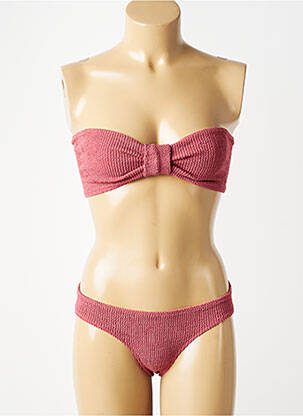 Costum de baie din două piese elasticitate top bentiță roz SORBET ISLAND femeie