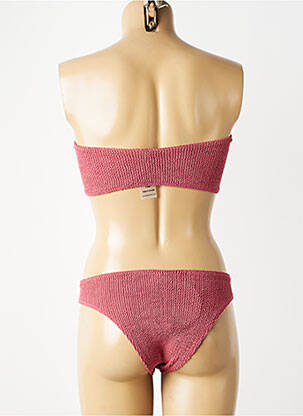 Costum de baie din două piese elasticitate top bentiță roz SORBET ISLAND femeie