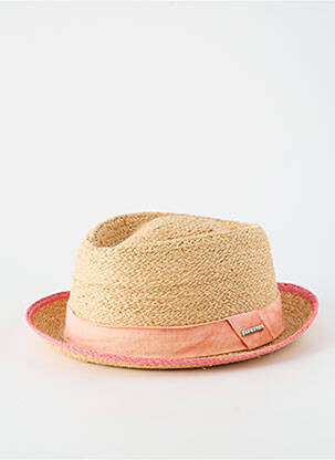 Pălărie formă pălărie de paie roz STETSON bărbat