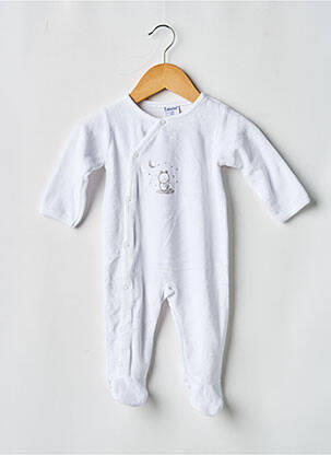 Pijama alb ABSORBA fată