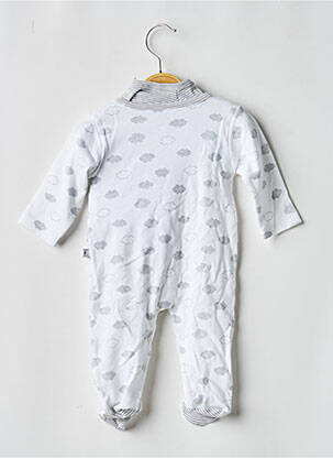 Pijama mâneci lungi alb ABSORBA copil