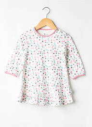 Rochie midi guler rotund mâneci lungi alb STERNTALER fată