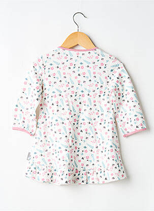 Rochie midi guler rotund mâneci lungi alb STERNTALER fată