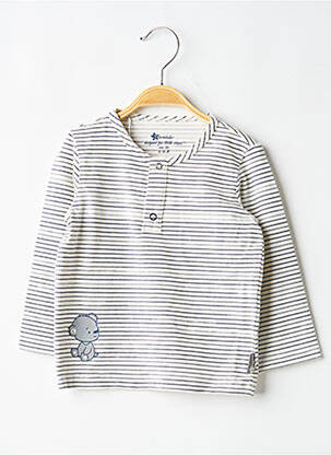 Tricou imprimeu fantezie mâneci lungi alb STERNTALER băiat