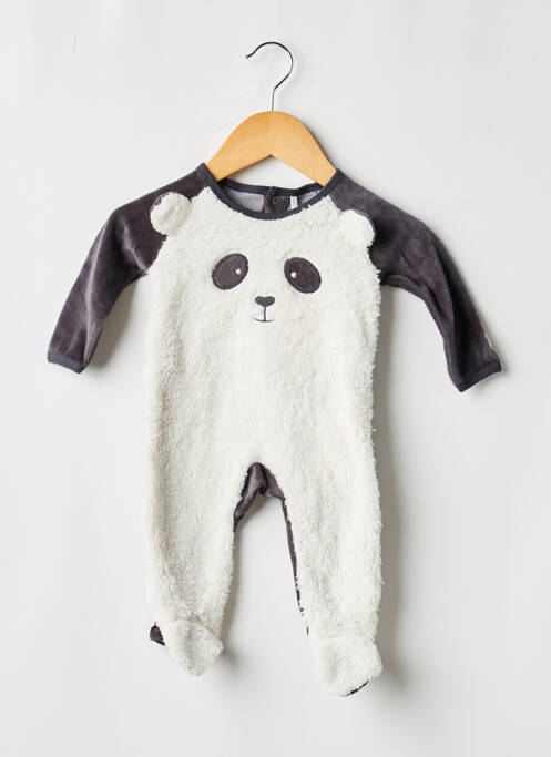 Pijama mâneci lungi gri BOBOLI enfant