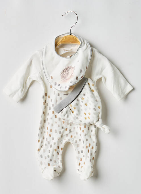 Pijama mâneci lungi alb MAYORAL enfant