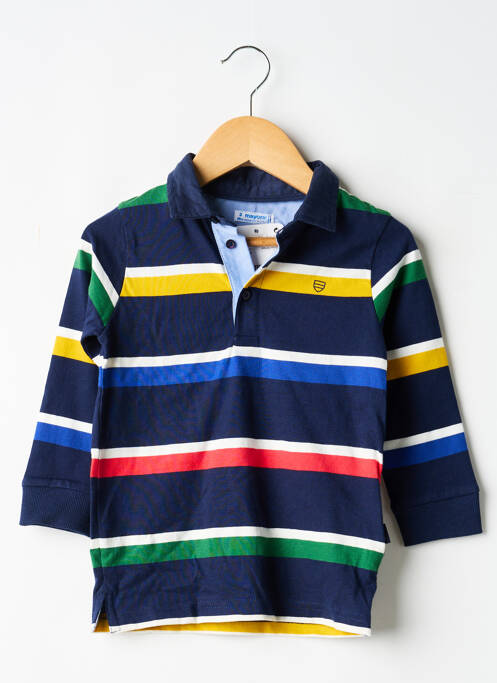 Polo mâneci lungi mâneci lungi albastru MAYORAL garcon