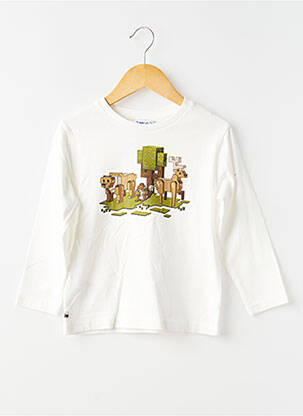 Tricou mâneci lungi mâneci lungi alb MAYORAL băiat