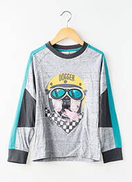 Tricou mâneci lungi mâneci lungi gri BOBOLI garcon