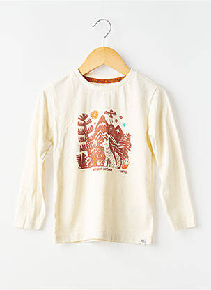 Tricou mâneci lungi mâneci lungi bej NOPPIES băiat