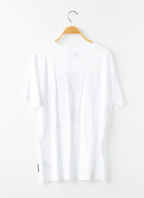 Tricou croială dreaptă mâneci scurte alb LE TEMPS DES CERISES fille