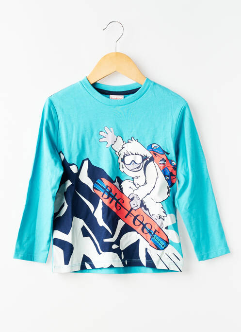 Tricou mâneci lungi mâneci lungi albastru BOBOLI garcon