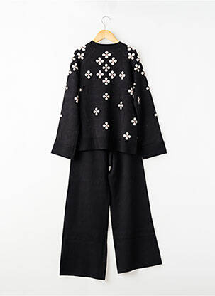 Set pantaloni plasă fină negru MAYORAL fată