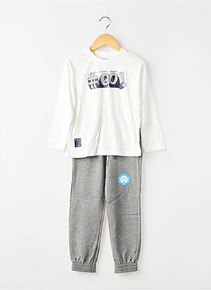 Set pantaloni talie elastică alb MAYORAL băiat