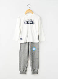 Set pantaloni talie elastică alb MAYORAL garcon