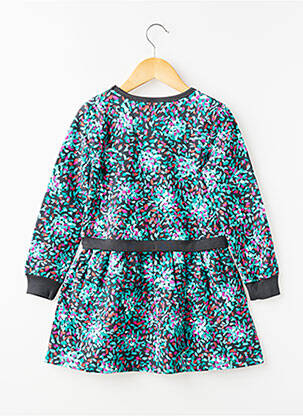 Rochie scurtă mâneci lungi mâneci lungi verde BOBOLI fată