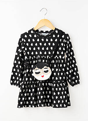 Rochie scurtă mâneci lungi mâneci lungi negru MAYORAL fată