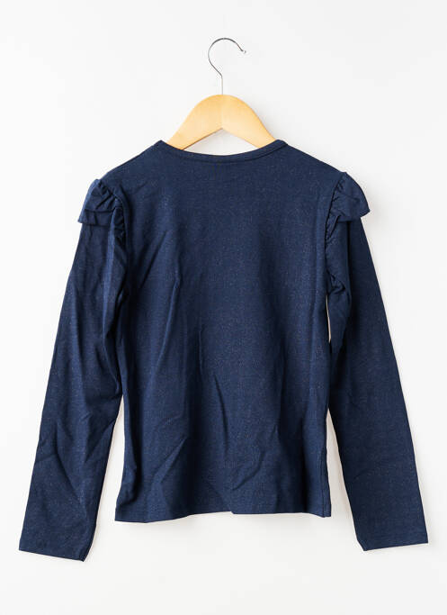 Tricou elasticitate mâneci lungi albastru BOBOLI fille
