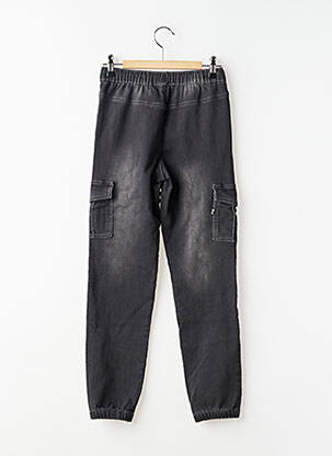 Pantalon cargo elasticitate talie elastică negru BOBOLI băiat