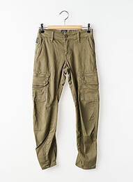 Pantalon cargo elasticitate mărime reglabilă verde LE TEMPS DES CERISES garcon