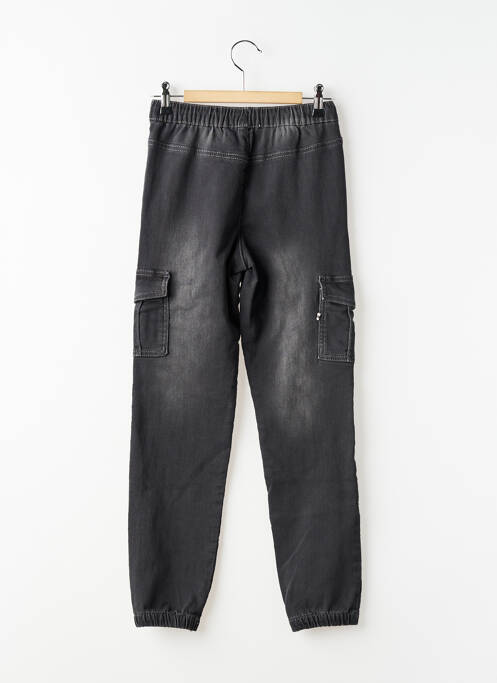 Pantalon cargo elasticitate talie elastică negru BOBOLI garcon