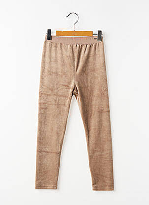 Pantalon slim talie elastică talie elastică bej MAYORAL fată