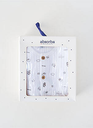 Pijama imprimeu fantezie alb ABSORBA copil