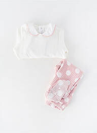 Set pantaloni mâneci lungi roz MAYORAL fată