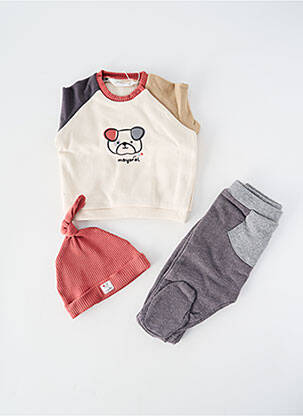 Set pantaloni talie elastică bej MAYORAL băiat