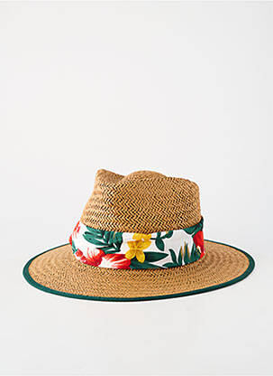 Pălărie imprimeu floral verde M BY FLECHET unisex