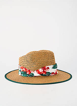 Pălărie imprimeu floral verde M BY FLECHET unisex