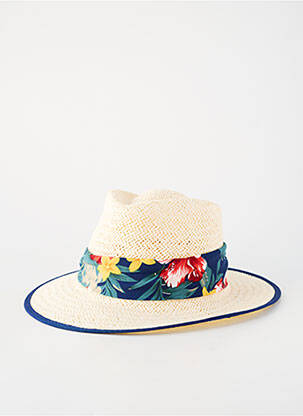 Pălărie imprimeu floral albastru M BY FLECHET unisex