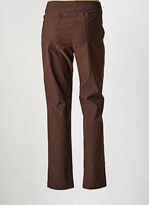 Pantalon drept elasticitate mărime normală maro JUMFIL femeie