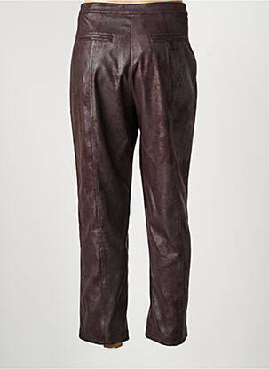 Pantalon drept elasticitate mărime normală maro JUMFIL femeie