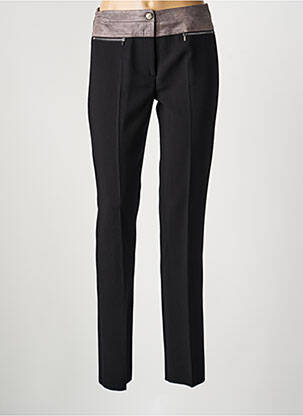 Pantalon slim elasticitate mărime normală negru JUMFIL femeie