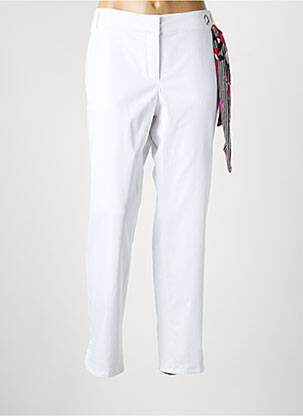 Pantalon drept elasticitate mărime normală alb BETTY BARCLAY femme